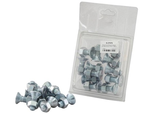 Śruba z nakrętką - M12 x 35mm, Wytrzymałość na rozciąganie 8.8 (12 szt agropak) S.27575 - Intertraktor