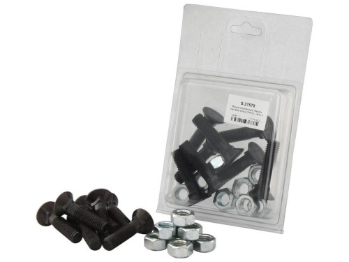Śruba z nakrętką - M12 x 50mm, Wytrzymałość na rozciąganie 8.8 (8 szt agropak) S.27578 - Intertraktor