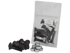 Śruba z nakrętką - M12 x 55mm, Wytrzymałość na rozciąganie 8.8 (8 szt agropak) S.27579