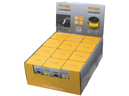 Obrysowa lampa ostrzegawcza LED, Funkcje: Pięciokrotny błysk, pojedynczy błysk, SOS, lampa robocza (24 sztuki) S.165781 - Intertraktor