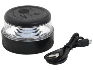 Obrysowa lampa ostrzegawcza LED, Funkcje: Pięciokrotny błysk, pojedynczy błysk, SOS, lampa robocza S.165412