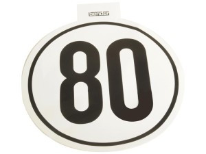 Znak ograniczenia prędkości 80Km/h S.31365