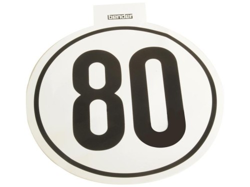 Znak ograniczenia prędkości 80Km/h S.31365 - Intertraktor