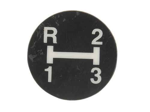 Naklejka na dźwignię zmiany biegów S.41969 - Intertraktor