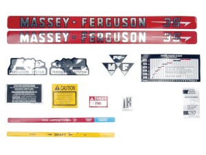 Zestaw naklejek - Massey Ferguson 35 S.60007