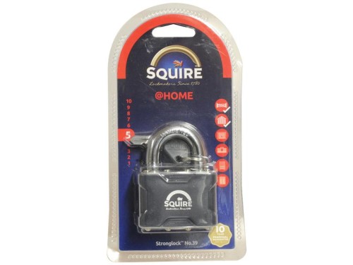Squire Stronglock Pin Tumbler Padlock - Key Alike - Stal, Szerokość: 54mm (Stopień bezpieczeństwa: 5) S.164757 - Intertraktor