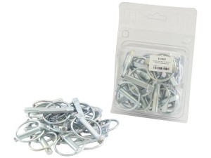 Przetyczka okrągła, Sworzeń Ø9.5mm x 44.5mm (25 szt agropak) S.10521