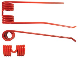 Palec sprężysty - lewa - Długość:368mm, Szerokość:111mm, Ø9mm - Zastępuje Lely Zastępuje: 73130 S.78056