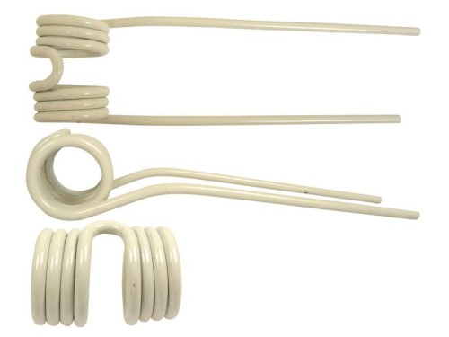 Palec sprężysty - lewa - Długość:400mm, Szerokość:105mm, Ø9.5mm - Zastępuje Pottinger Zastępuje: 436150 S.106330 - Intertraktor