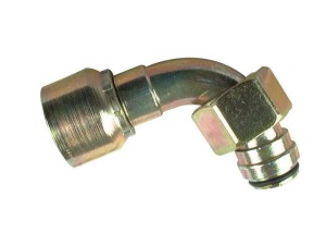 Parker Metryczny Wkłąd węża 3/8'' x M18 x 1.50 (12L) Żeński 90° Złączka kątowa lekka S.3331806