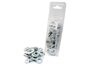 Płaskie, Średn. Wewn.: 1/4 - 3/4'' (DIN or Standard No. DIN 125A) 136 szt agropak S.6345