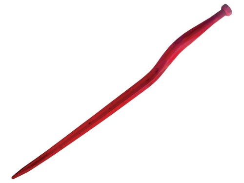 Ząb ładowacza - Łukowaty 880mm, Wielkość gwintu: M22 x 1.50 (H - fluted) Zastępuje: 307025 S.77043 - Intertraktor