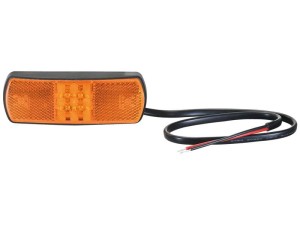 LED Lampa obrysowa boczna, Lewa/Prawa, 12-24V S.23165