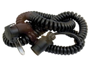 Spiralne przedłużenie kabla 7M, 7 / 7 Pin, Męska/zeńska S.26475