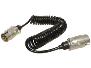 Spiralne przedłużenie kabla 3.5M, 7 / 7 Pin, Męska/męska S.35549