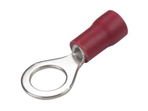 Końcówka na Kabel, Double Grip, 6.4mm, Czerwony (0.5 - 1.5mm) S.163554