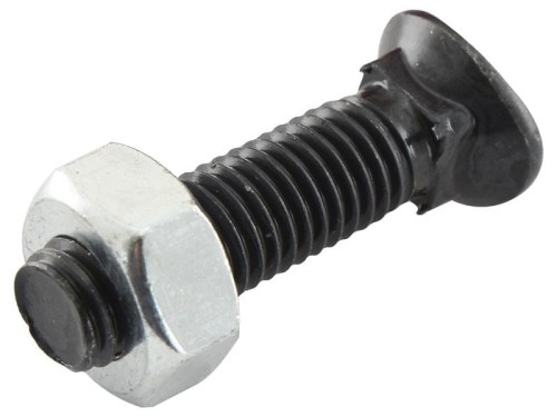 Śruba z nakrętką - M8 x 35mm, Wytrzymałość na rozciąganie 8.8 (25 szt Kartonik) S.78769 - Intertraktor