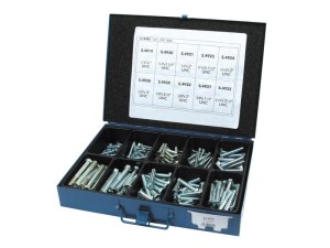 Śruban, Rozmiar: 1/4 - 3/8'' x 1 - 3'' UNC (DIN or Standard No. DIN 931/933) Wytrzymałość na rozciąganie: 8.8. S.12342