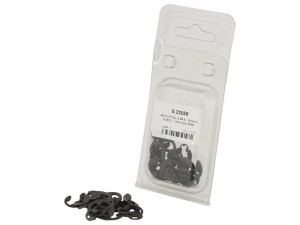 Metric E Pierścienie, A Ø4.5 - 15.5mm, B Ø3.2 - 12mm (DIN or Standard No. DIN 6799), (agropak 36 szt) S.22059