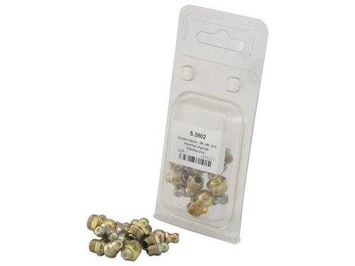 Smarowniczka - M6, M8, M10 zacisk (agropak 10 szt) S.3802 - Intertraktor