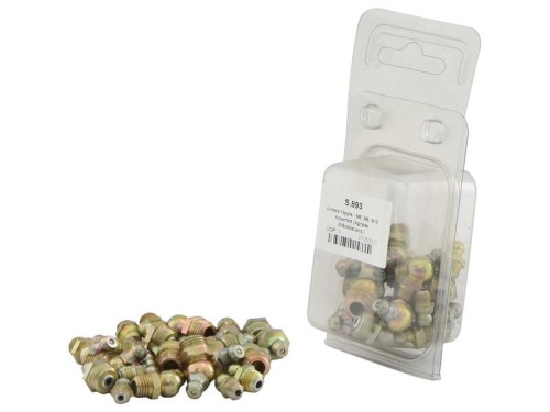 Smarowniczka - M6, M8, M10 zacisk (agropak 25 szt) S.893 - Intertraktor