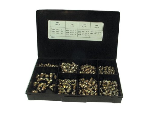 Smarowniczka - M6, M8, M10 zacisk (Agropak 180 szt) S.2847 - Intertraktor