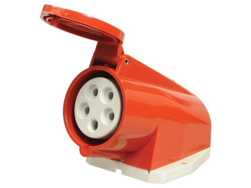 3-fazowe elektryczne gniazdko ścienne, 32 Ampery S.53680 - Intertraktor