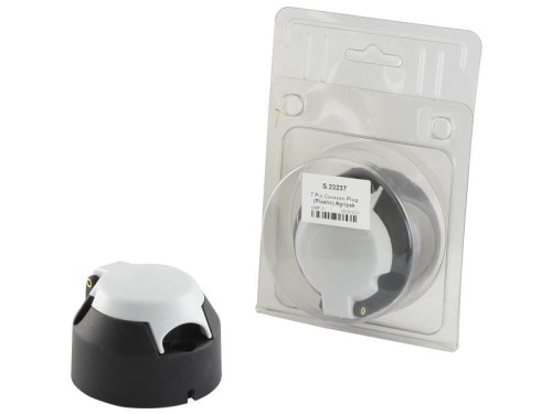 Socket - 7 pin - Caravan - Plastik (agropak 1szt.) S.23237 - Intertraktor