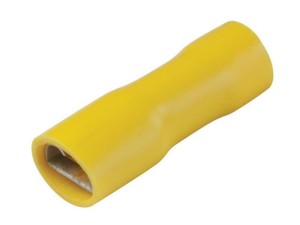 Końcówka Na Kabel, Double Grip - Męski, 6.3mm, żółty (4.0 - 6.0mm), (Bag S.163569