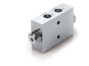 MARCHESINI Mocowany liniowo hydrauliczny zawór zwrotny sterowany dwoma pilotami 1/4'' BSP (20 L/min Natężenie Przepływu) S.101619