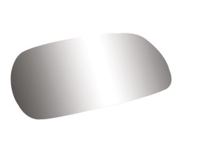 Wklad lusterka-szkło - Prostokątne, (Wypukłe), 254 x 152mm S.13335