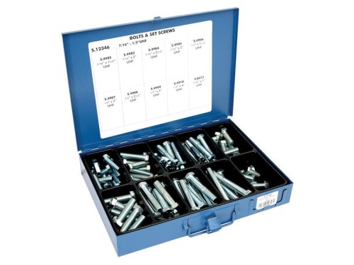 Śruban, Rozmiar: 7/16 - 1/2'' x 1 - 4'' UNF (DIN or Standard No. DIN 931/933) Wytrzymałość na rozciąganie: 8.8. S.12346 - Intertraktor