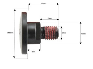 Śruba nożyka- M10x28mm - Zastępuje Kuhn Zastępuje: 56132200 S.105991
