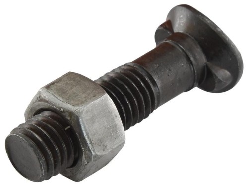 Oval Head Bolts - Double Nib (TO2E) - M12x50mm, Wytrzymałość na rozciąganie 10.9 (10 szt agropak) S.72343 - Intertraktor