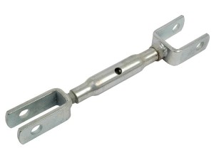 Wieszak - Widełki Otwór Ø 15mm- Widełki Otwór Ø 15mm - Długość min:265mm - M16x2 Metryczny S.70638