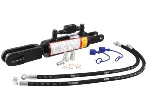 Wieszak hydrauliczny poziomujący (Dostarczany z: przewodami) - Widełki Otwór Ø 22mm - Widełki Otwór Ø 26x70mm - Długość min: 540mm, średnica cylindra: 80mm. S.113922