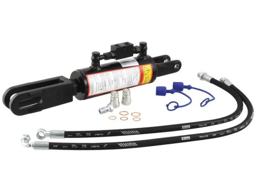 Wieszak hydrauliczny poziomujący (Dostarczany z: przewodami) - Widełki Otwór Ø 22mm - Widełki Otwór Ø 26x70mm - Długość min: 540mm, średnica cylindra: 80mm. S.113922 - Intertraktor