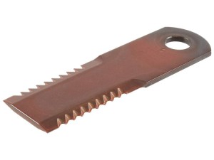 Nóż sieczkarni - Serrated, 173 x 50 x 5mm Zastępuje: 87318316 S.131043