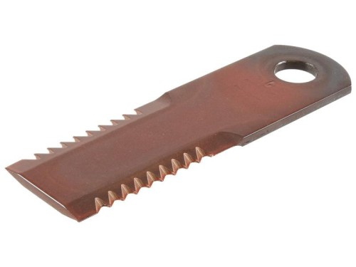 Nóż sieczkarni - Serrated, 173 x 50 x 5mm Zastępuje: 87318316 S.131043 - Intertraktor