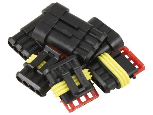 Zestaw uzupełniający do złączy hermetycznych Superseal typu włoskiego 4 styki; 6 szt. S.153137 - Intertraktor