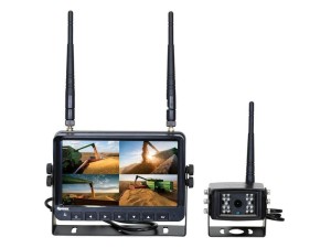 System kamerowy bezprzewodowy z 1 x 7'' Digital Wireless 4QUAD split HD monitor with audio and DVR function, 1 x CMOS digital wireless camera with microphone, 1 x zdejmowana osłona przeciwsłoneczna, 1 S.166337