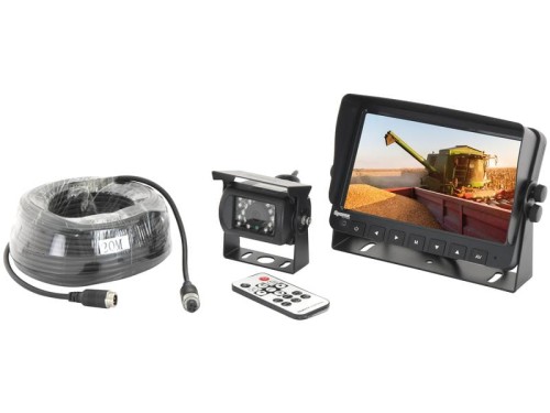 System kamerowy przewodowy z 7'' HD Monitorem & Kamerowy S.166334 - Intertraktor