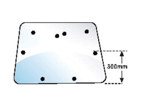 Szyba tylna gorna S.10010 - Intertraktor