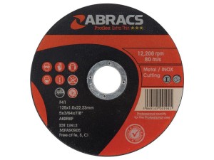 Tarcza Metall Ø125 x 1 x 22.23mm A60TBF S.13347