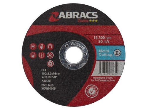 Tarcza Metall Ø100 x 3 x 16mm A30RBF S.11749 - Intertraktor