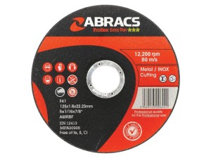 Tarcza Metall Ø125 x 1.6 x 22.23mm A60TBF S.13348