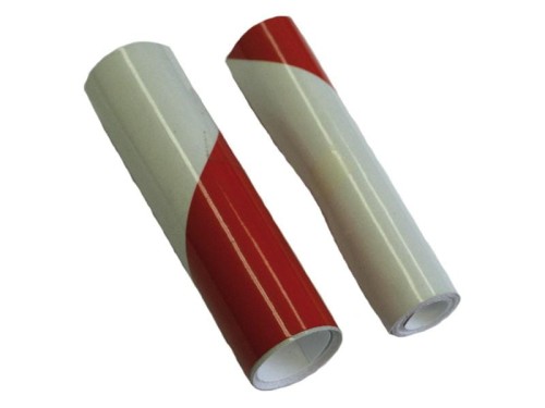 Czerwony i biały Taśma odblaskowa, 140mm x 1.12M S.26399 - Intertraktor