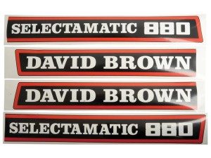 Zestaw naklejek - David Brown 800 Selectamatic S.63343