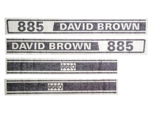 Zestaw naklejek - David Brown 885 S.63344