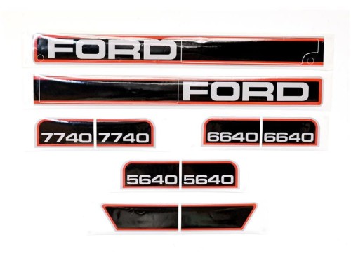 Zestaw naklejek - Ford / New Holland 5640 6640, 7740 S.68246 - Intertraktor